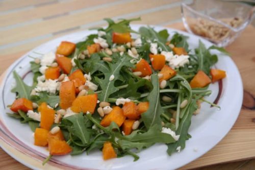 Rucola-Kürbis-Salat