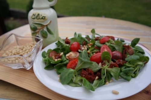 Sommerlicher Feldsalat