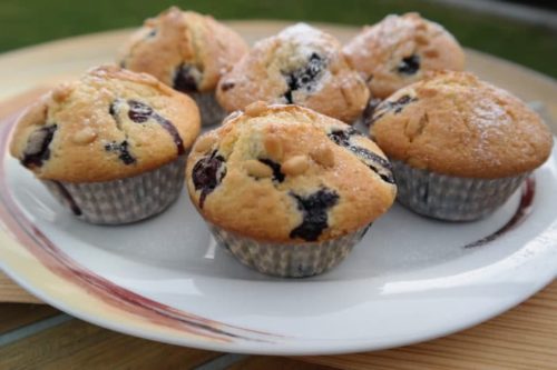Blaubeer-Buttermilch-Muffins